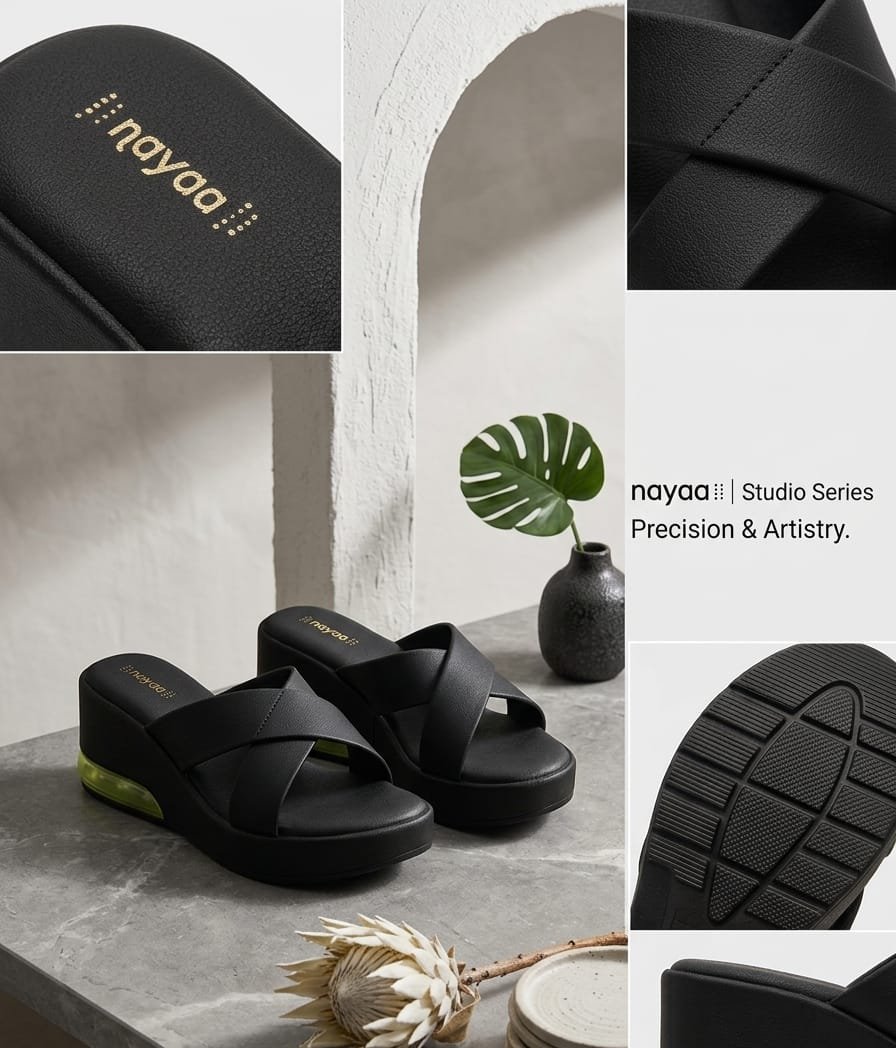 Premium Comfort Wedge Slides