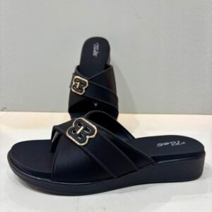 Toes Girls Sandal Black