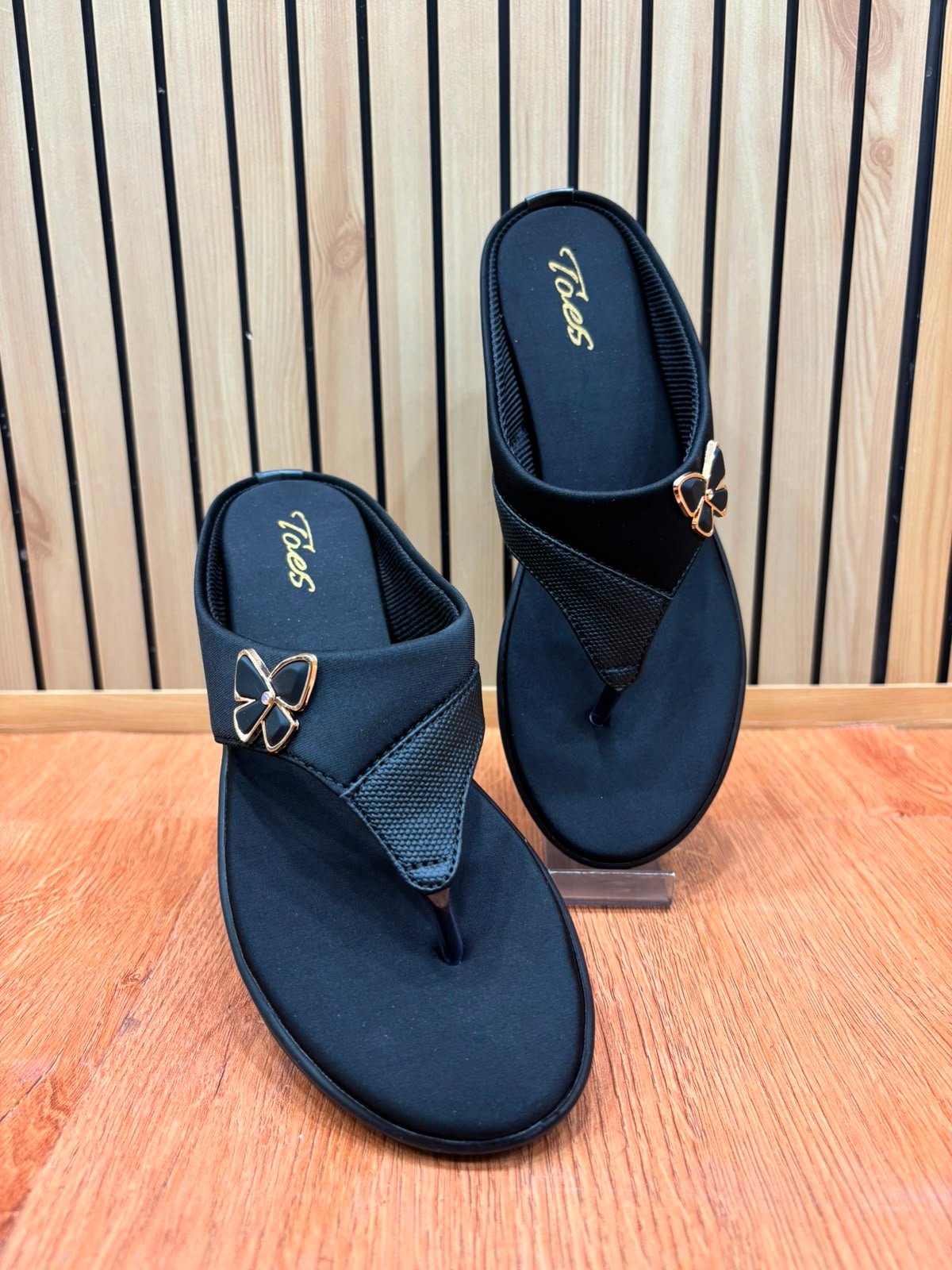 Toes Girls Sandal Black - Image 2