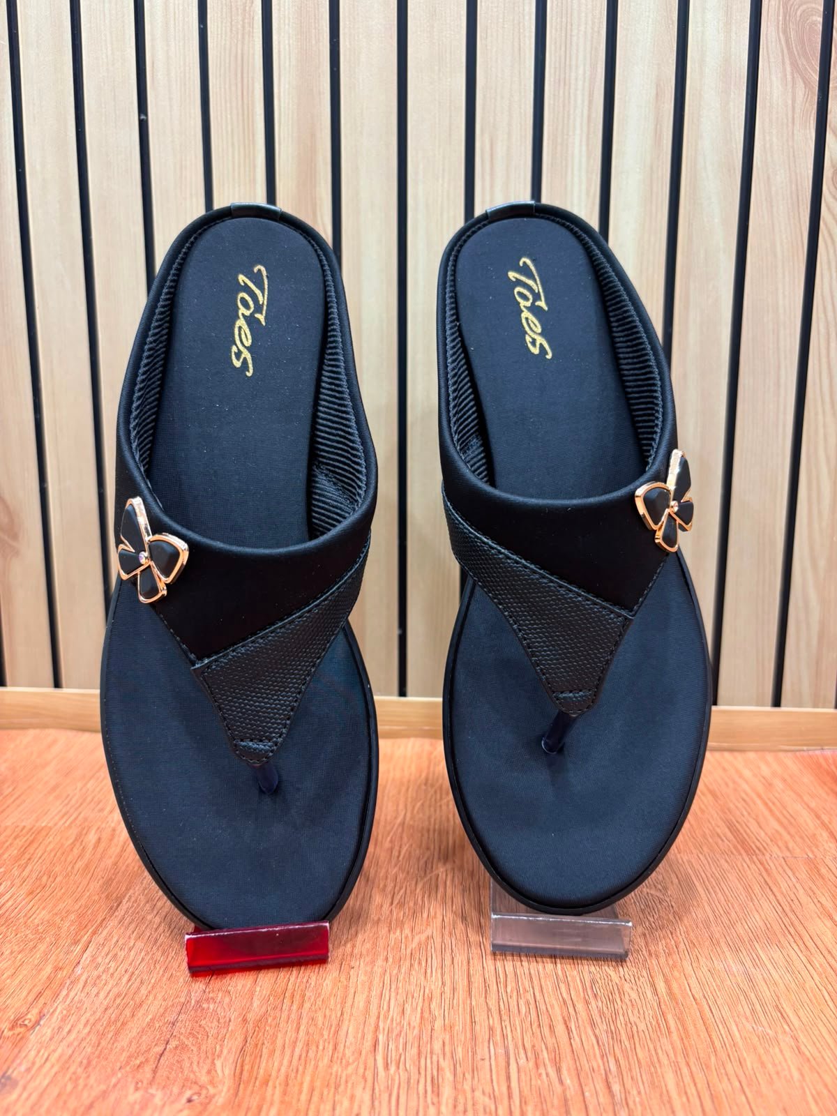 Toes Girls Sandal Black - Image 3