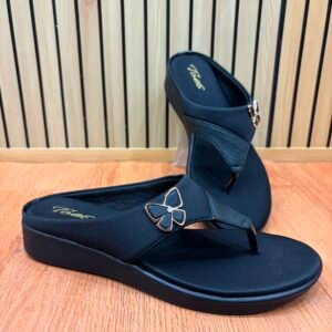 Toes Girls Sandal Black