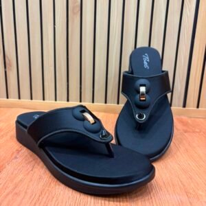 Toes Girls Sandal Black