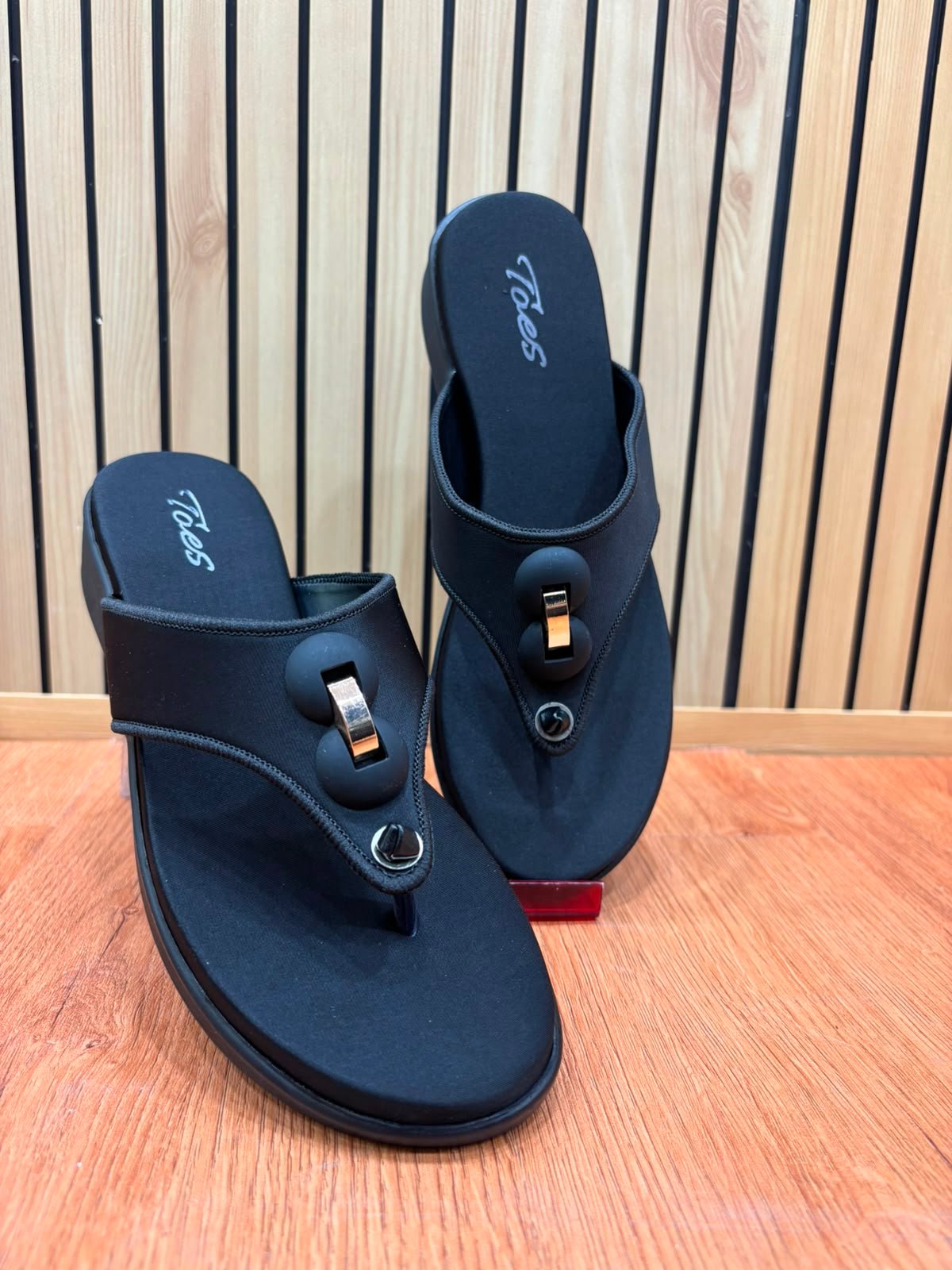 Toes Girls Sandal Black - Image 2