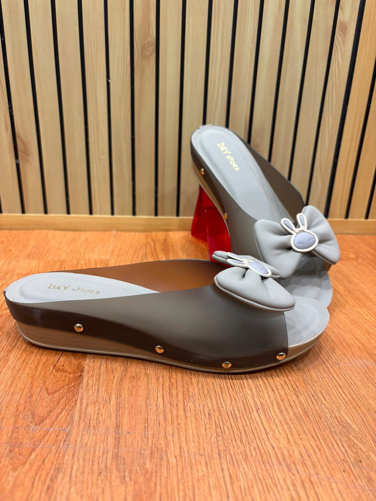 D/Y Girls Sandal Khaki - Image 4